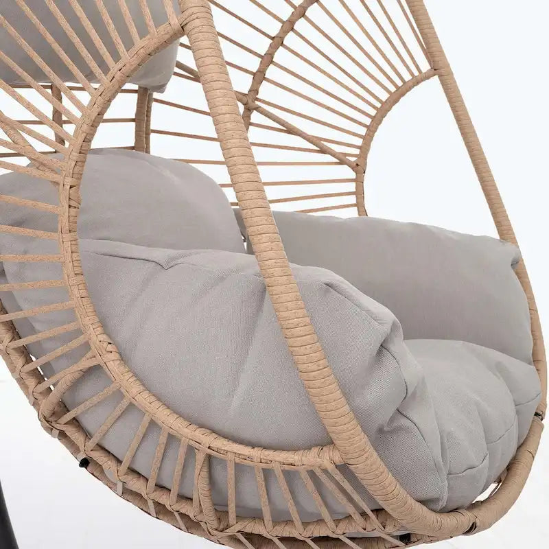 High Quality Wicker Swing Egg Chair Great for Indoors&Outdoors - N/A