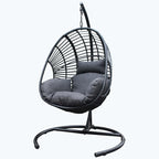 High Quality Wicker Swing Egg Chair Great for Indoors&Outdoors - N/A