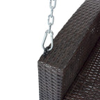 Wicker Hanging Porch Swing