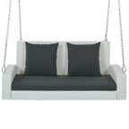 Wicker Hanging Porch Swing