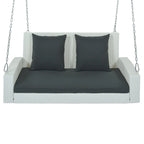 Wicker Hanging Porch Swing
