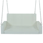 Wicker Hanging Porch Swing