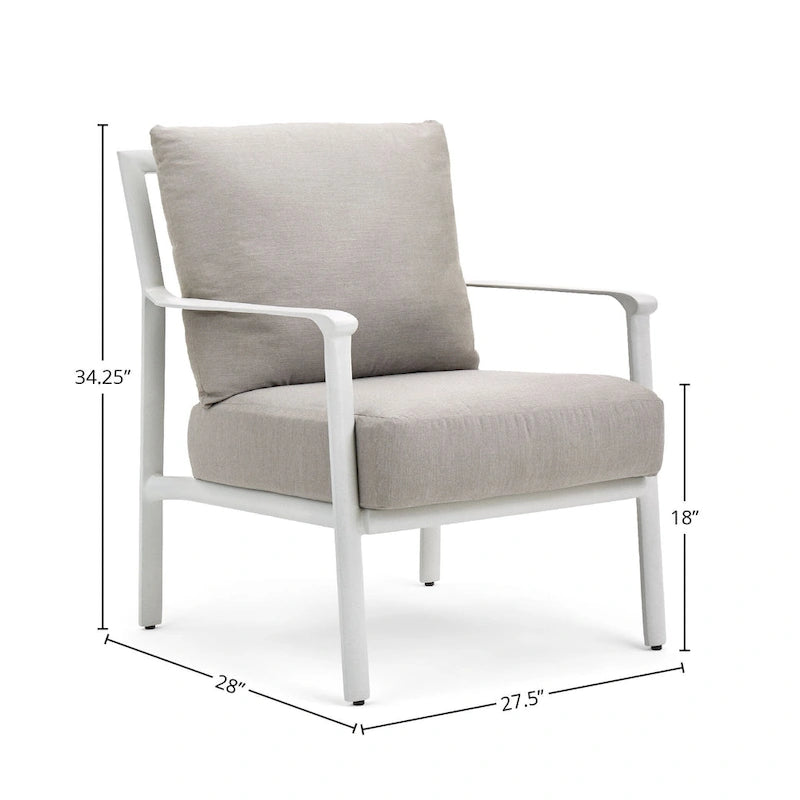 Aspen Cushion Outdoor Resort-Grade Sunbrella Lounge Chair