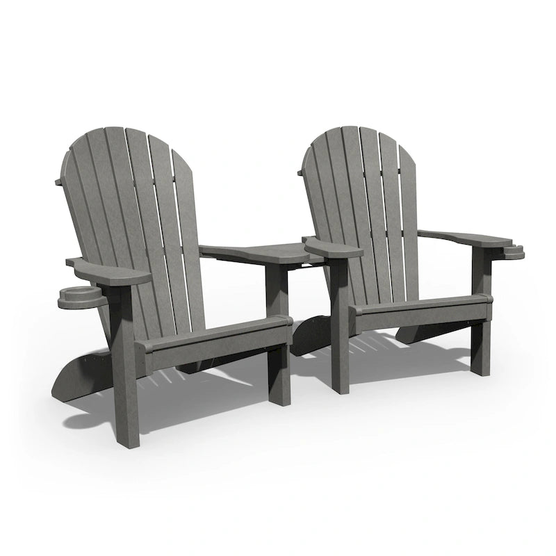 Poly Adirondack Companion Chair Set