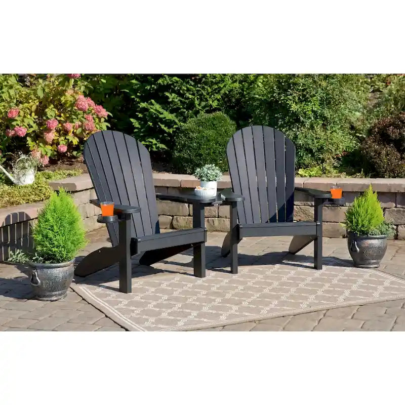 Poly Adirondack Companion Chair Set
