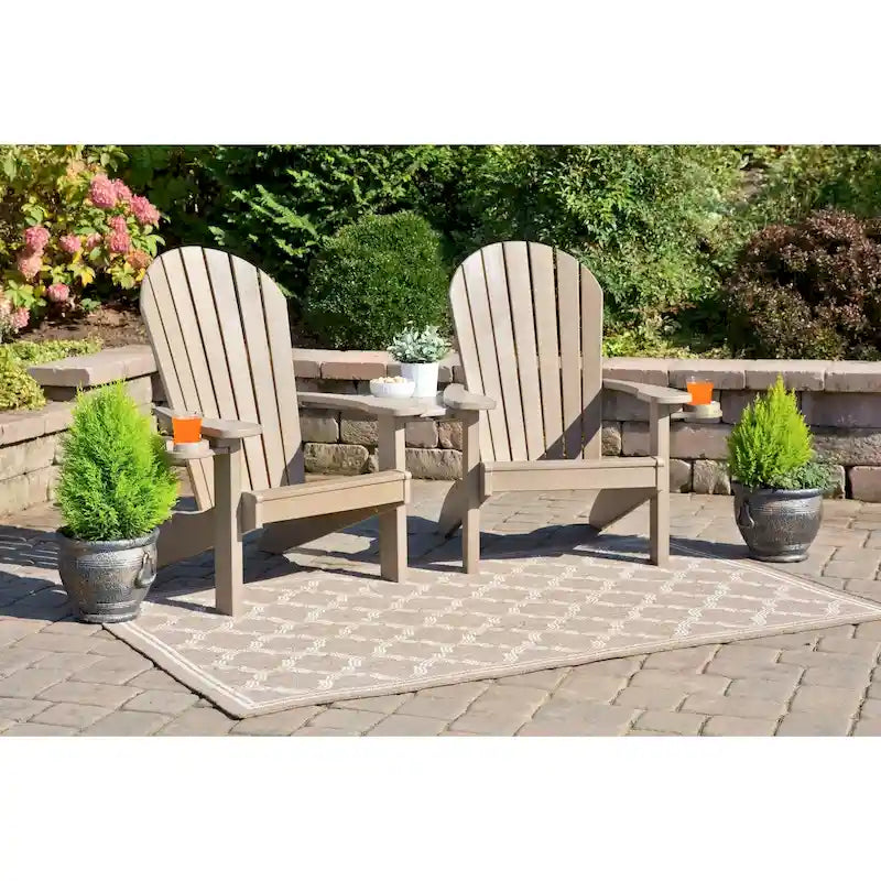 Poly Adirondack Companion Chair Set