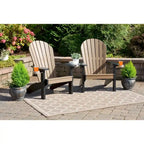 Poly Adirondack Companion Chair Set