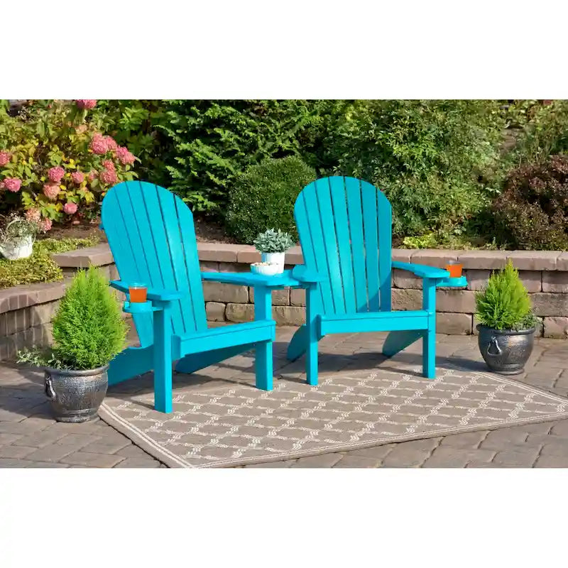 Poly Adirondack Companion Chair Set