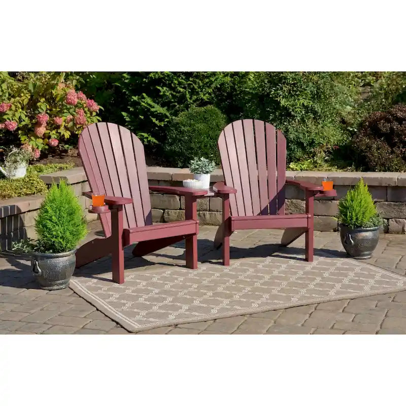 Poly Adirondack Companion Chair Set