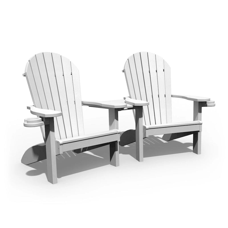 Poly Adirondack Companion Chair Set