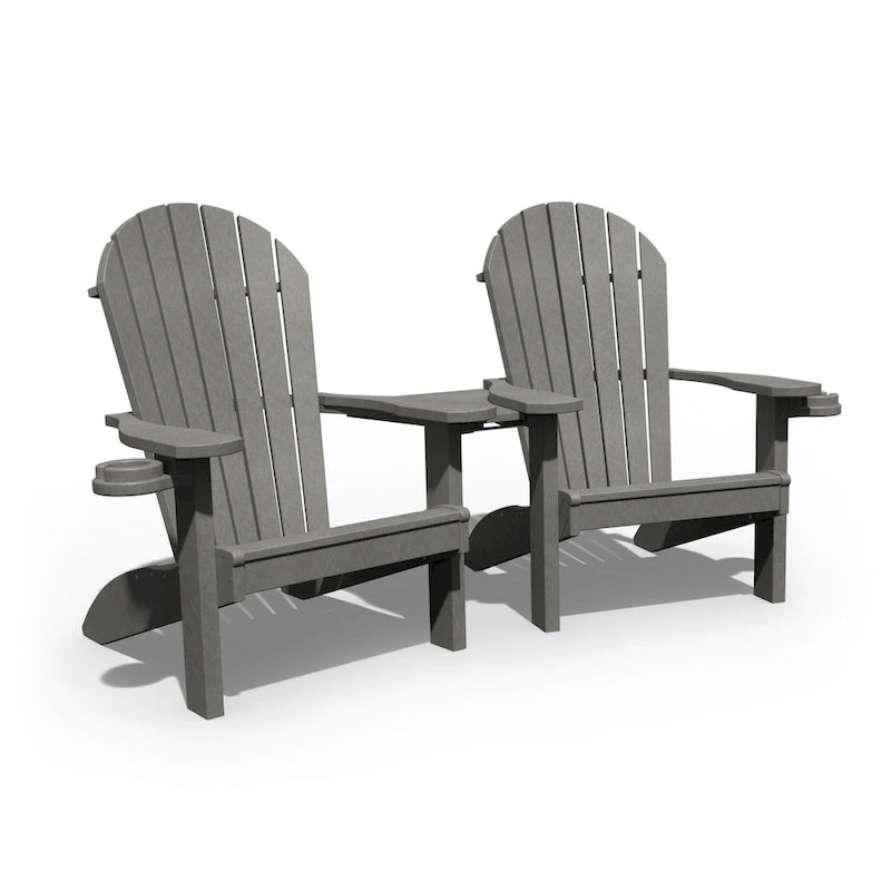 Poly Adirondack Companion Chair Set