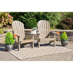 Poly Adirondack Companion Chair Set