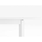 DESwan 108 in. x 39 in. Extendable Rectangular Aluminum Outdoor Dining Table