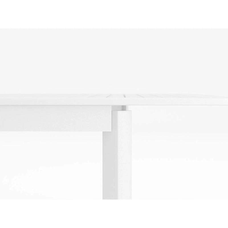 DESwan 108 in. x 39 in. Extendable Rectangular Aluminum Outdoor Dining Table