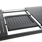 DESwan 108 in. x 39 in. Extendable Rectangular Aluminum Outdoor Dining Table