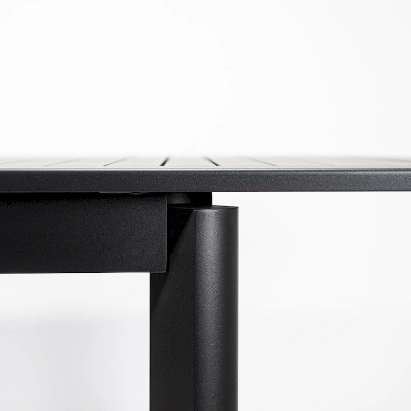 DESwan 108 in. x 39 in. Extendable Rectangular Aluminum Outdoor Dining Table