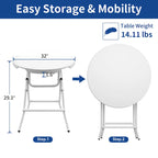 Moasis HDPE Foldable Patio Side Table