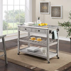 Firebranch Wire-brush Kitchen Cart