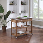 Firebranch Wire-brush Kitchen Cart