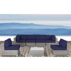 LSI Verona Wicker 7-piece Conversation Group with Cushion