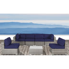 LSI Verona Wicker 7-piece Conversation Group with Cushion