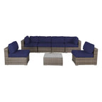 LSI Verona Wicker 7-piece Conversation Group with Cushion
