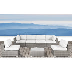 LSI Verona Wicker 7-piece Conversation Group with Cushion