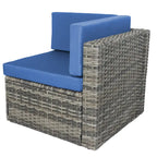 7 Piece Patio Furniture Sets Outdoor Sectional Sofa