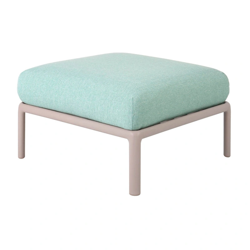 Laurel Resin All Weather Ottoman with Cushion