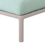 Laurel Resin All Weather Ottoman with Cushion