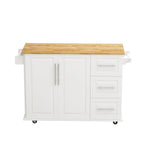 Kitchen Island Cart with 2 Door