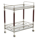 Silver Orchid Rita Serving Cart