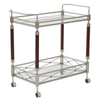 Silver Orchid Rita Serving Cart