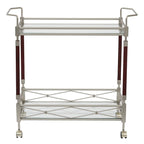 Silver Orchid Rita Serving Cart