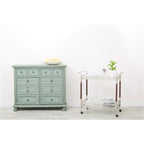 Silver Orchid Rita Serving Cart