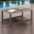 Patio Coffee Table Outdoor Metal Steel Table