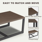 Patio Coffee Table Outdoor Metal Steel Table