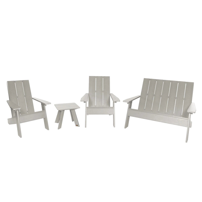 Italica Modern 4-piece Adirondack Patio Set