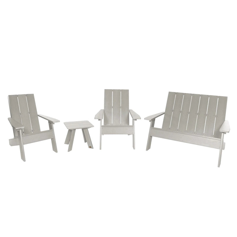 Italica Modern 4-piece Adirondack Patio Set