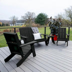 Italica Modern 4-piece Adirondack Patio Set