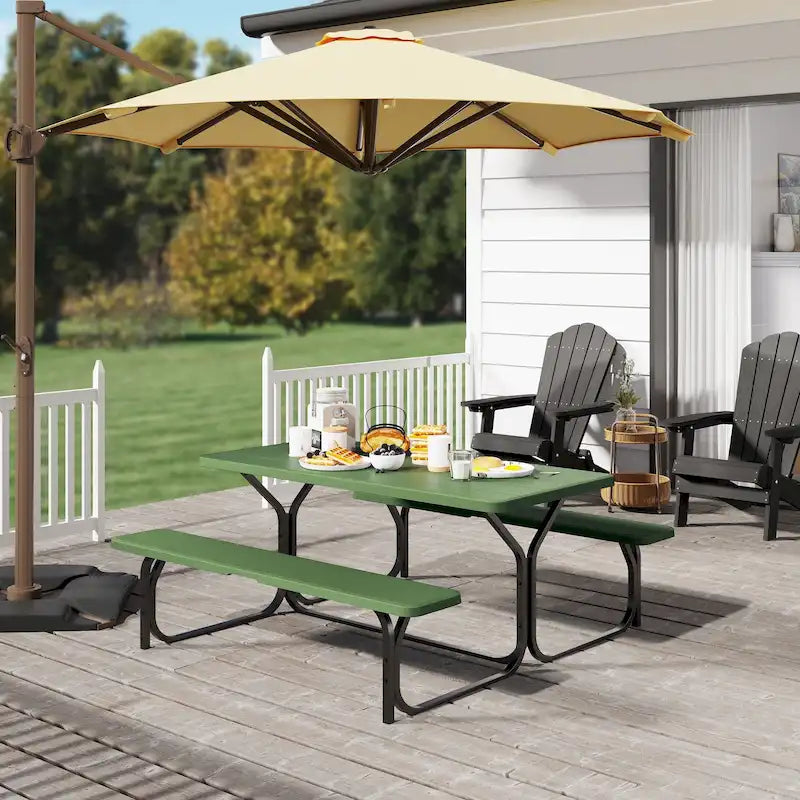 Rectangular 4 - Person Outdoor Dining Set