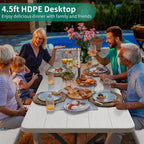 Rectangular 4 - Person Outdoor Dining Set