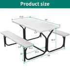 Rectangular 4 - Person Outdoor Dining Set