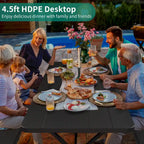 Rectangular 4 - Person Outdoor Dining Set