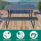 Rectangular 4 - Person Outdoor Dining Set