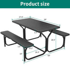Rectangular 4 - Person Outdoor Dining Set