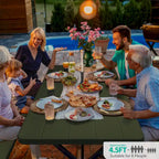 Rectangular 4 - Person Outdoor Dining Set