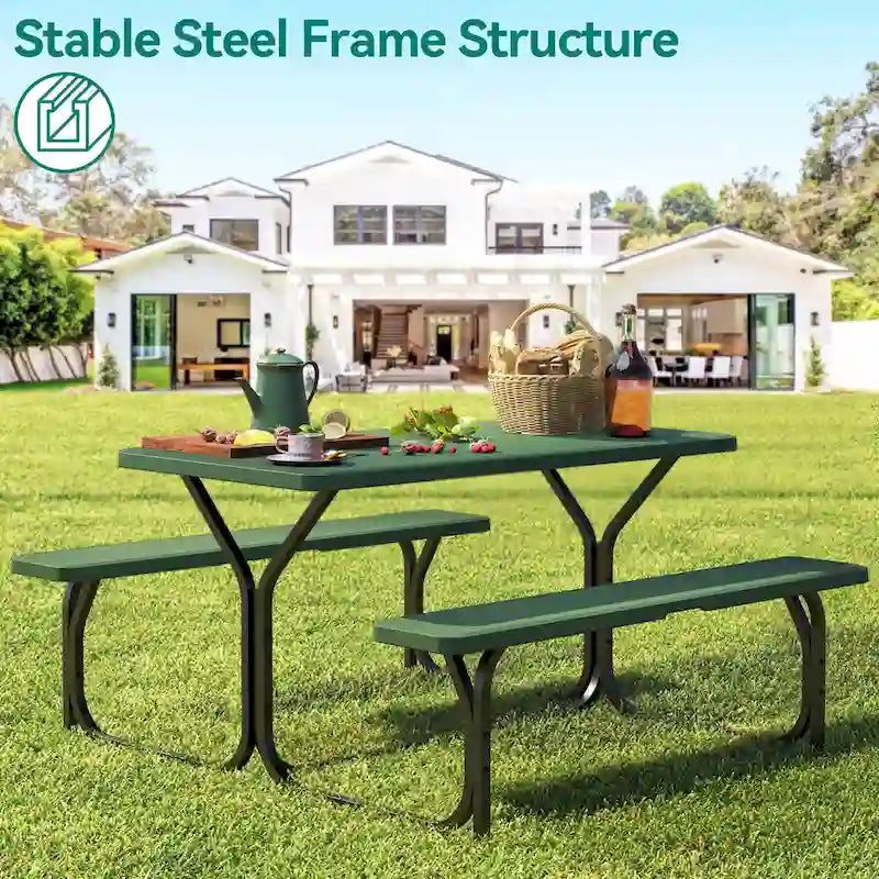 Rectangular 4 - Person Outdoor Dining Set