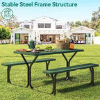 Rectangular 4 - Person Outdoor Dining Set