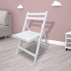 Set of 4 Foldable Wooden Special Event Chairs